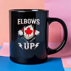Elbows Up Canada Maple Leaf Strong North Mug