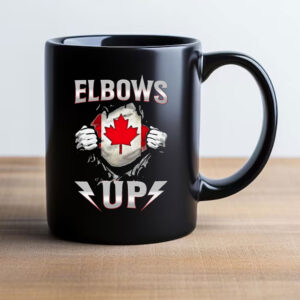Elbows Up Canada Maple Leaf Strong North Mug
