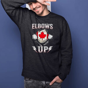 Elbows Up Canada Maple Leaf Strong North T-Shirt