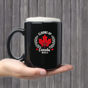 Elbows Up Canada Never 51 Graphic Mug