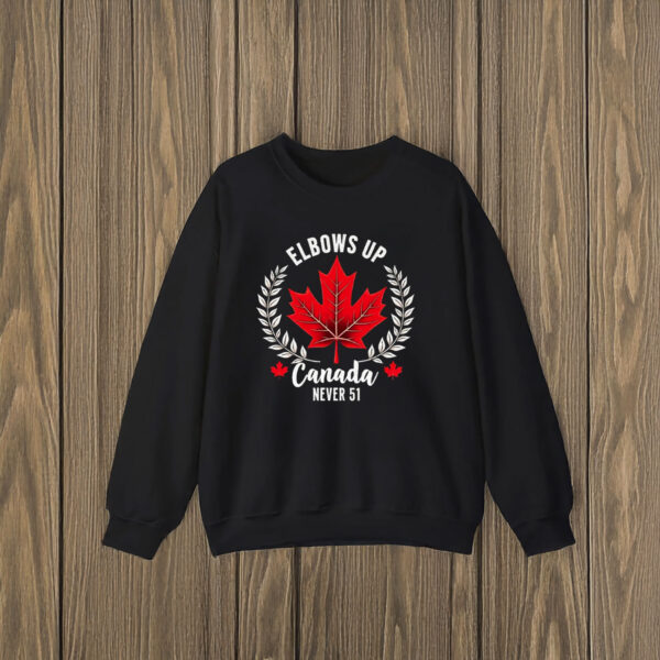 Elbows Up Canada Never 51 Graphic T-Shirt