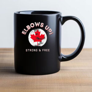 Elbows Up Canada Vintage Distressed Canadian Pride Essential Mug