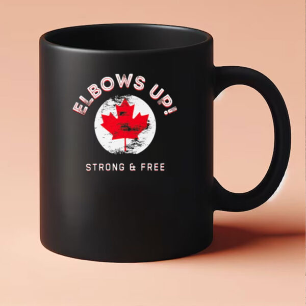 Elbows Up Canada Vintage Distressed Canadian Pride Essential Mug