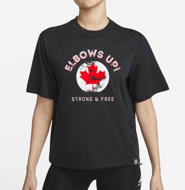 Elbows Up Canada Vintage Distressed Canadian Pride Essential T-Shirt