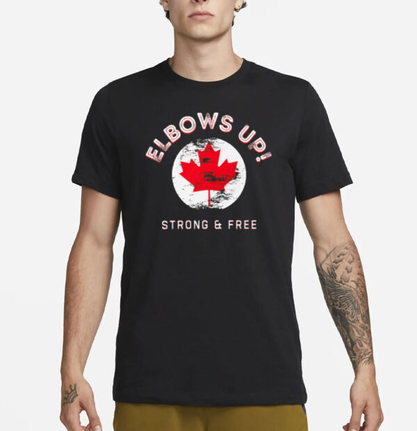 Elbows Up Canada Vintage Distressed Canadian Pride Essential T-Shirt