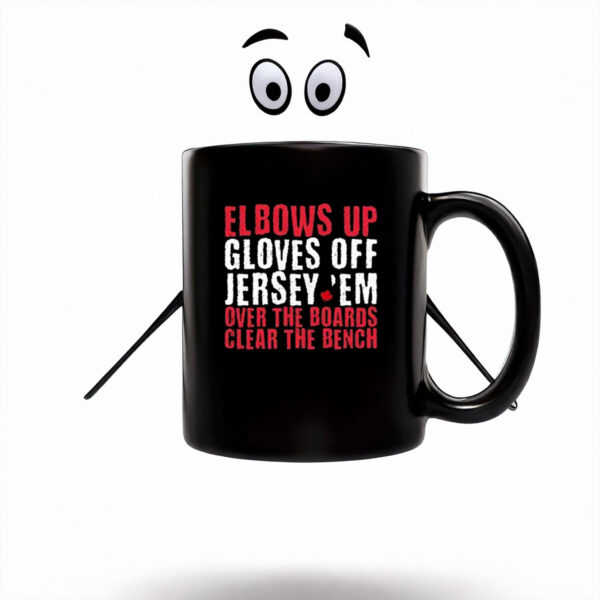 Elbows Up Gloves Off Mug