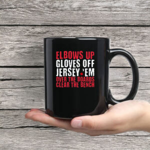 Elbows Up Gloves Off Mug