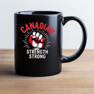 Geometric-pattern Canadian Strength STRONG Mug
