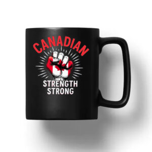 Geometric-pattern Canadian Strength STRONG Mug