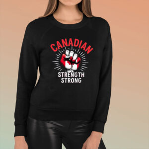 Geometric-pattern Canadian Strength STRONG Shirt