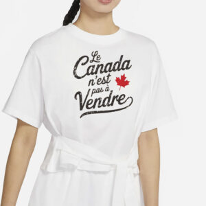 Le Canada n'est pas à vendre, French-language t-shirt