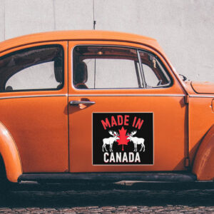Made in Canada Maple Leaf Sticker