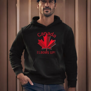 Maple Canada Elbows Up, Red Maple Leaf Shirt