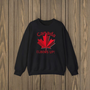 Maple Canada Elbows Up, Red Maple Leaf Shirt