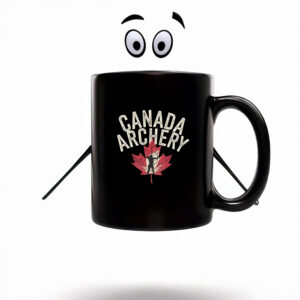 Maple Leaf & Archer, Canada Archery Mug