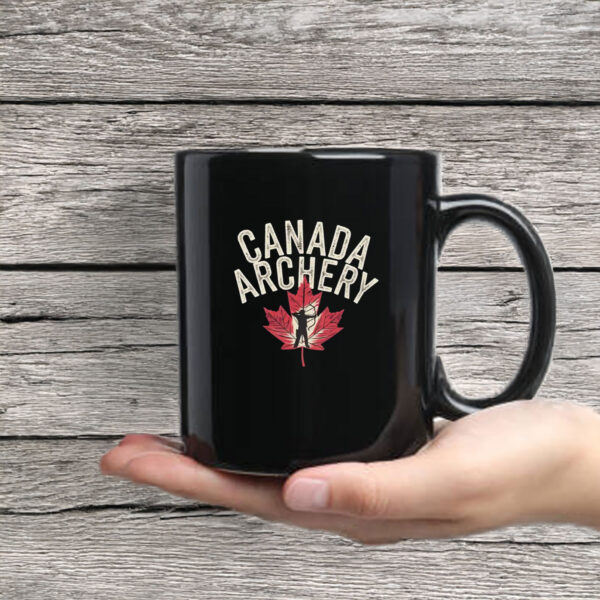 Maple Leaf & Archer, Canada Archery Mug