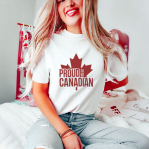 Maple Leaf Canada, Proud To Be Canadian T-Shirt