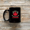 Maple Leaf Hockey Elbows Up Canada Graphic Mug