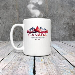 Maple Leaf Tee Great White North Canada Mug