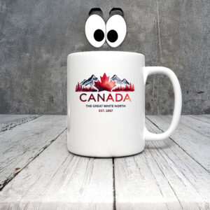 Maple Leaf Tee Great White North Canada Mug