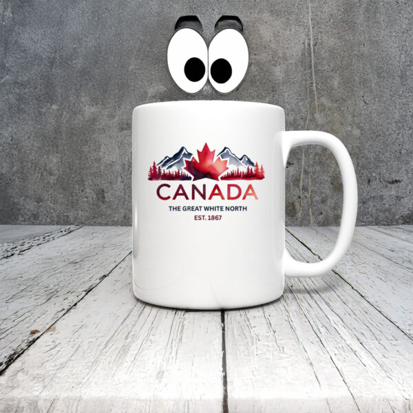 Maple Leaf Tee Great White North Canada Mug