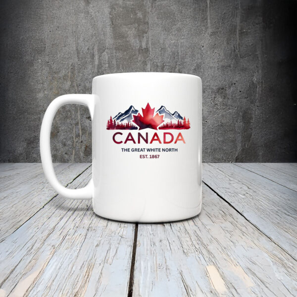 Maple Leaf Tee Great White North Canada Mug