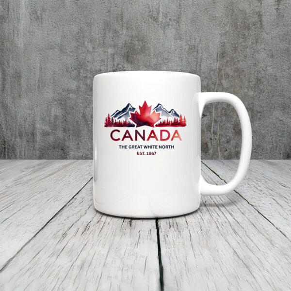 Maple Leaf Tee Great White North Canada Mug