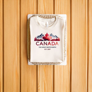 Maple Leaf Tee Great White North Canada Shirt