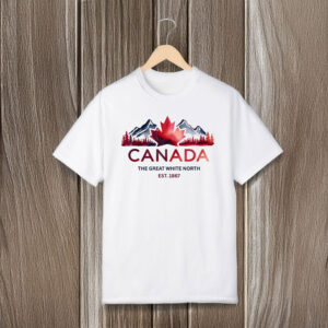 Maple Leaf Tee Great White North Canada Shirt
