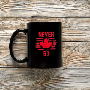 Never 51 Maple Leaf Canada Graphic Mug