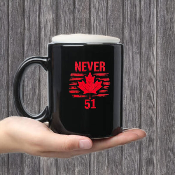 Never 51 Maple Leaf Canada Graphic Mug