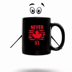 Never 51 Maple Leaf Canada Graphic Mug