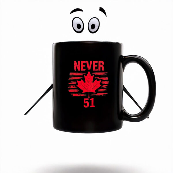 Never 51 Maple Leaf Canada Graphic Mug