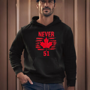 Never 51 Maple Leaf Canada Graphic T-Shirt
