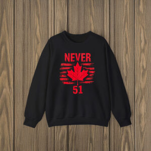 Never 51 Maple Leaf Canada Graphic T-Shirt