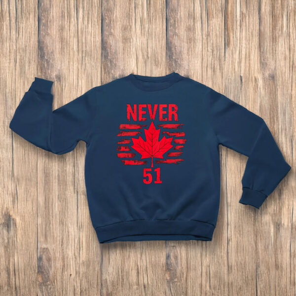 Never 51 Maple Leaf Canada Graphic T-Shirt