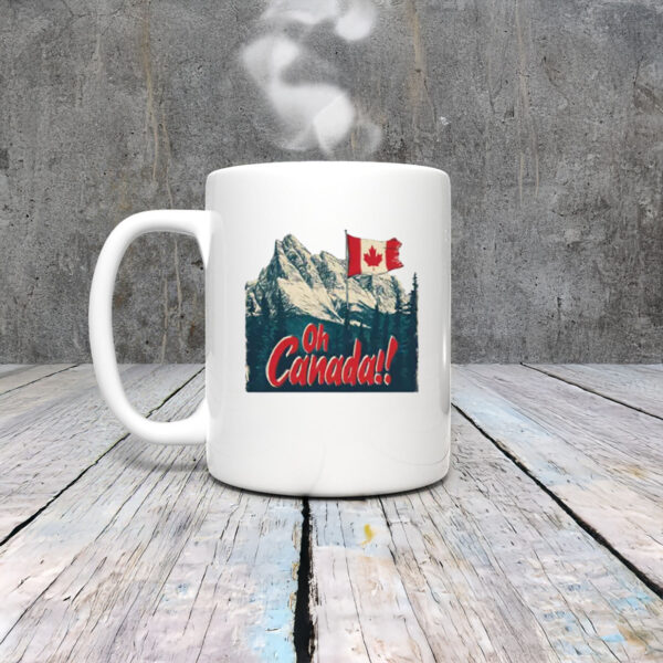 Oh Canada, Canadian Mountains Graphic Mug