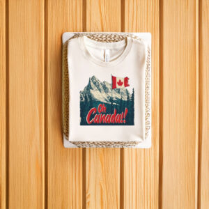 Oh Canada, Canadian Mountains Graphic Shirt