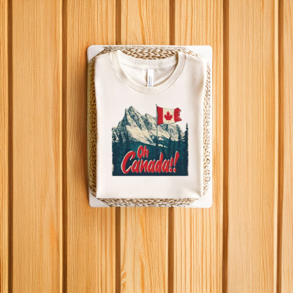 Oh Canada, Canadian Mountains Graphic Shirt
