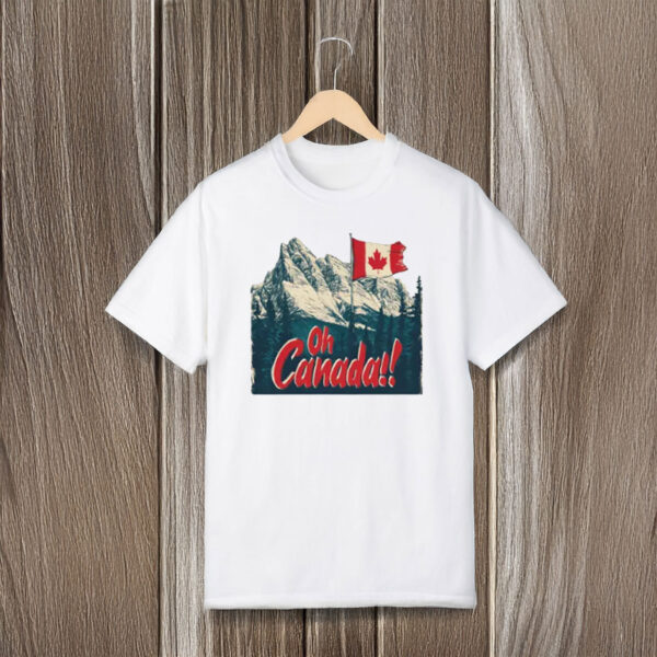 Oh Canada, Canadian Mountains Graphic Shirt