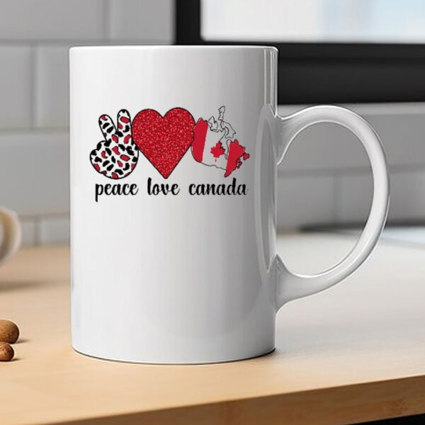 Proud Canadian Roots Canada Flag Canadian Heritage Mug