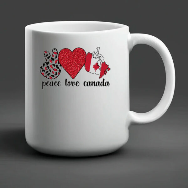 Proud Canadian Roots Canada Flag Canadian Heritage Mug