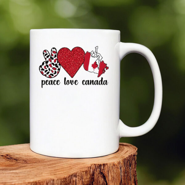 Proud Canadian Roots Canada Flag Canadian Heritage Mug