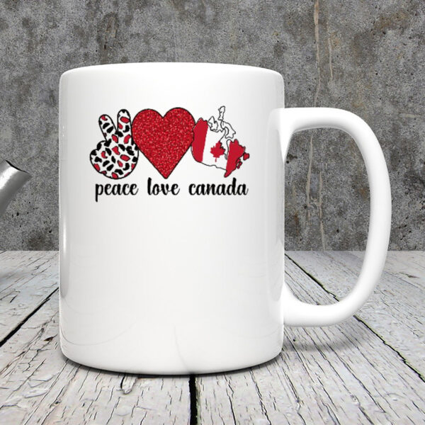 Proud Canadian Roots Canada Flag Canadian Heritage Mug