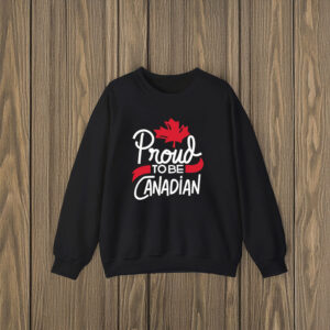 Proud to be Canadian Red Maple Leaf Shirt