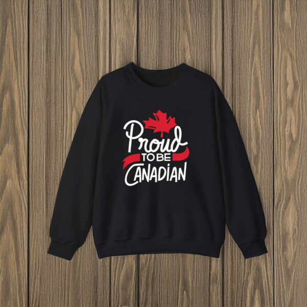 Proud to be Canadian Red Maple Leaf Shirt