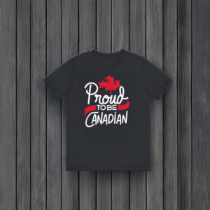 Proud to be Canadian Red Maple Leaf Shirt