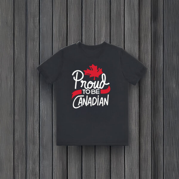 Proud to be Canadian Red Maple Leaf Shirt