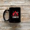 Red Beaver & Maple Leaf Elbows Up Mug