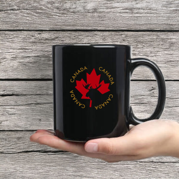 Red & Golden Maple Leaf Canada Mug